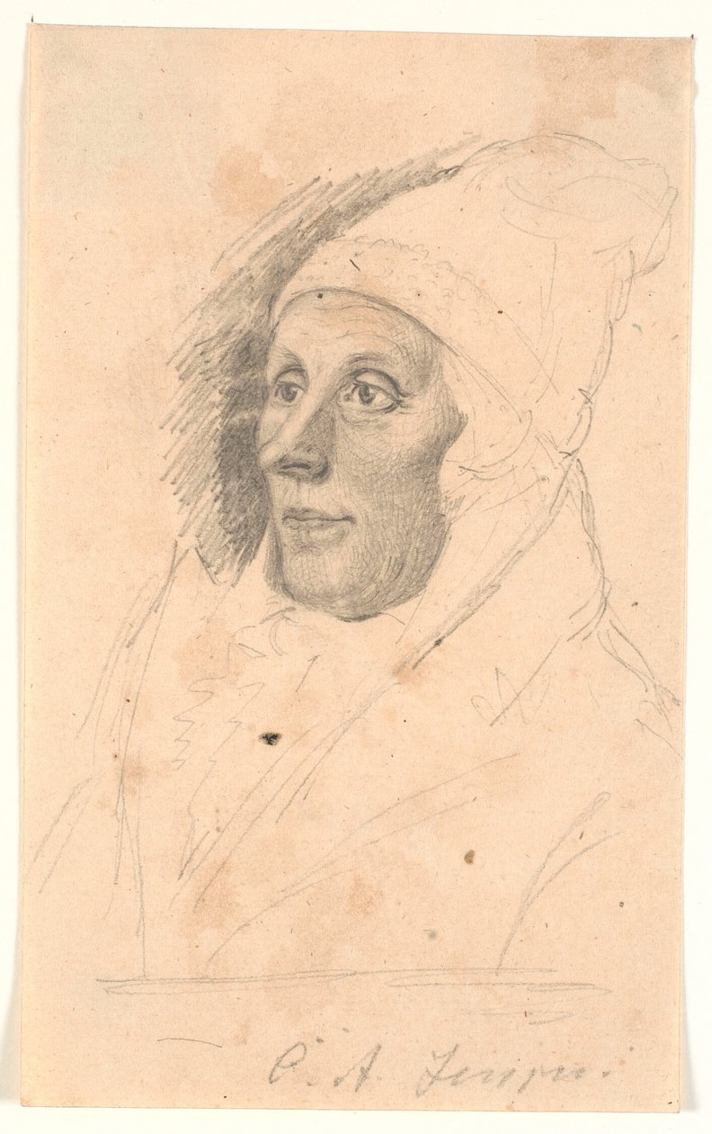 Portrett av kjøpmann Andreas Christiansen i Flensburg av C.A. Jensen