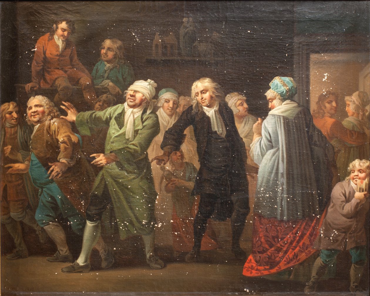 Julestue, 13. scene av C.A. Lorentzen