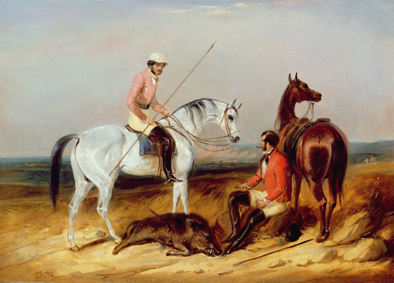 Grisestikking, 1847 av C.B. Spalding