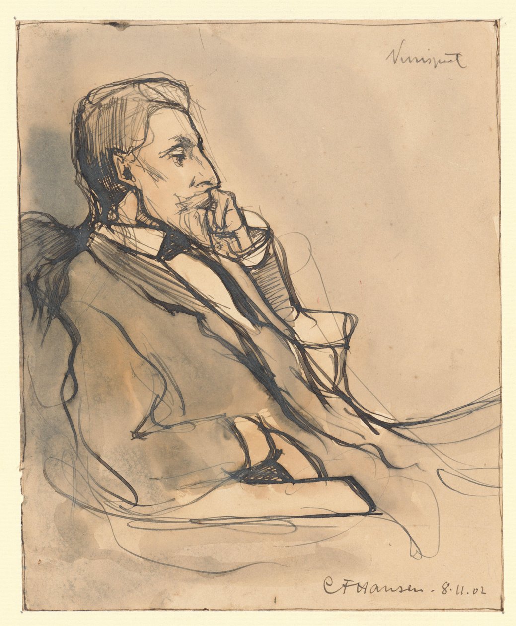 Portrett av Cornelis van Rooyen av C.F. Hansen