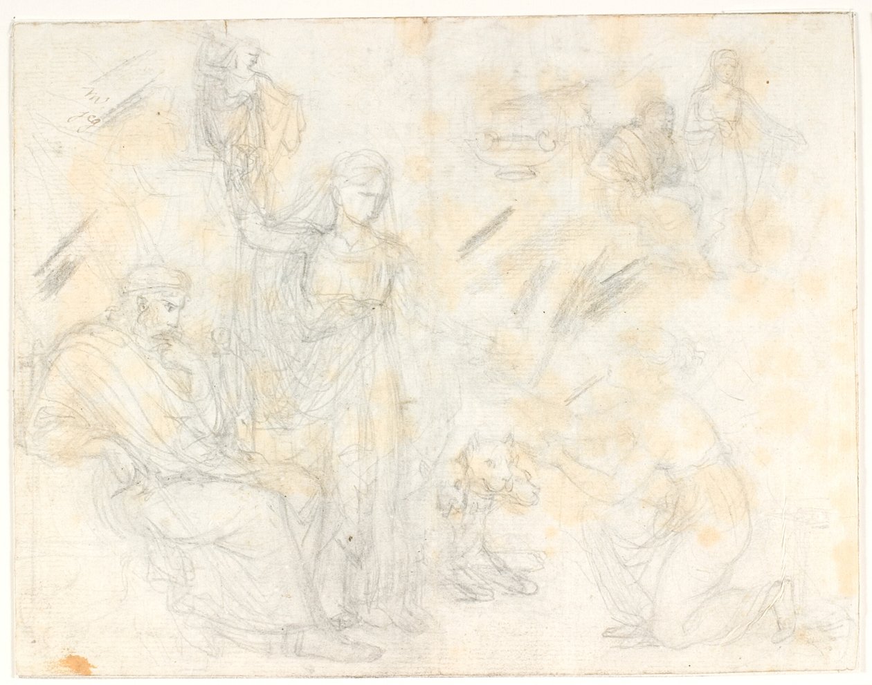 Psyche mottar krukken fra Proserpina av C.G. Kratzenstein Stub