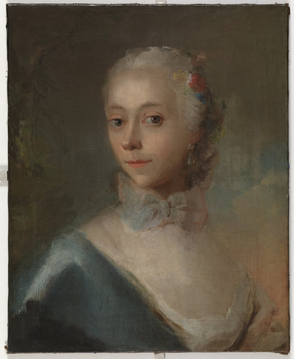 Damens portrett av C.G. Pilo