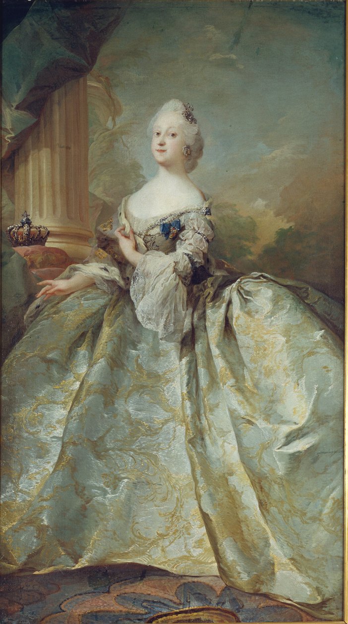 Portrett av Louise, Frederik Vs første dronning av C.G. Pilo