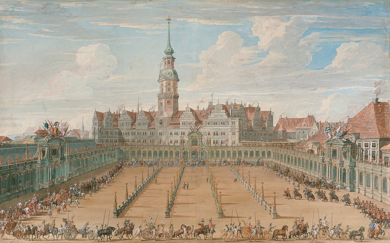 Parade of the Ladies Ring Races, Dresden av C.H. Fritzsche