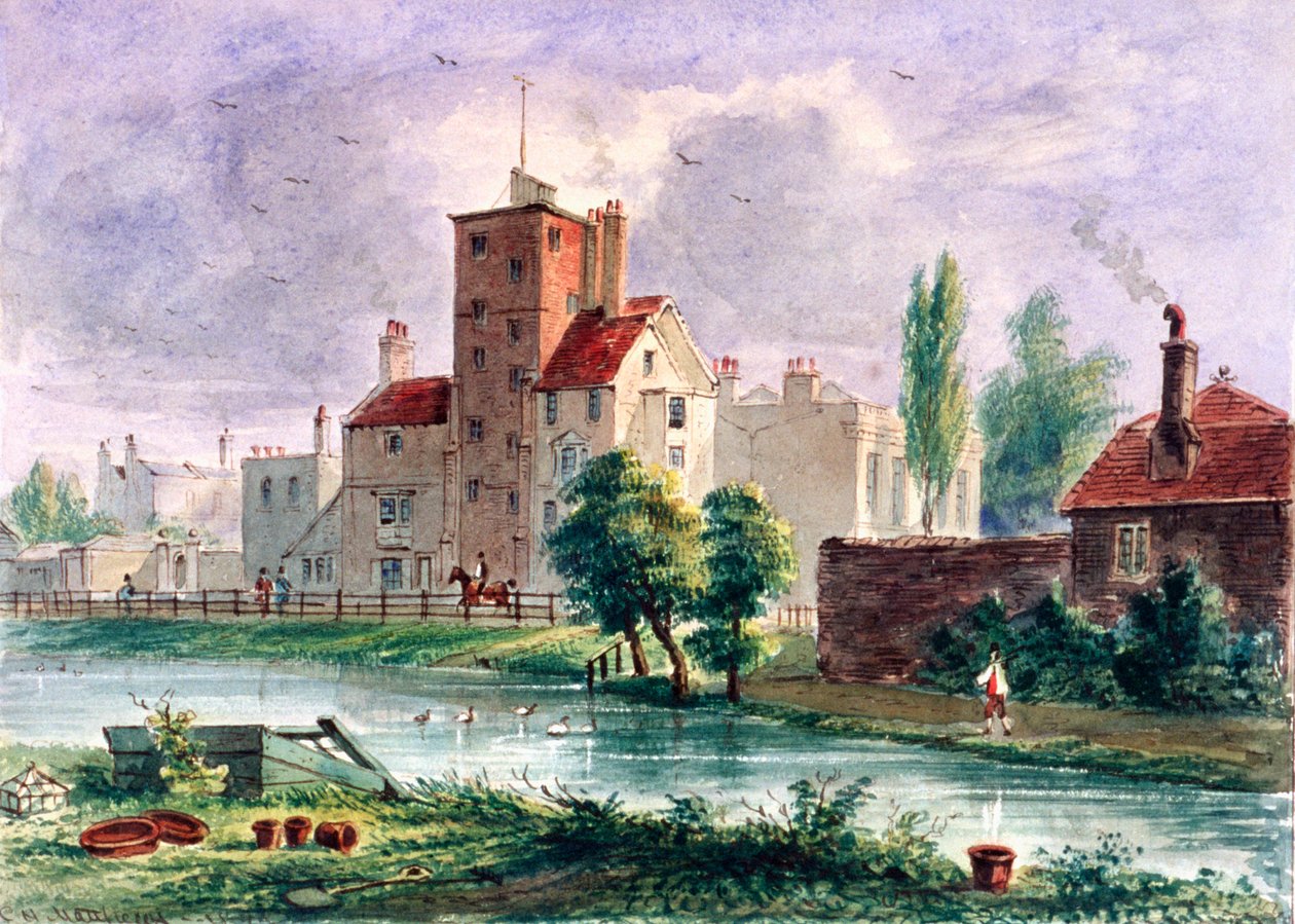 Canonbury House, Islington, London, 1835 av CH Matthews