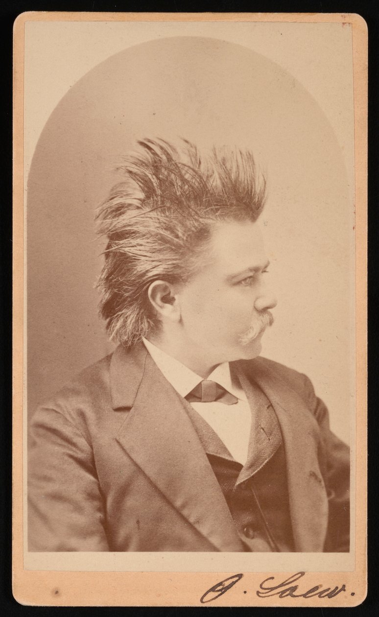 Portrett av Oscar Loew, ca 1876. av CH McCallister