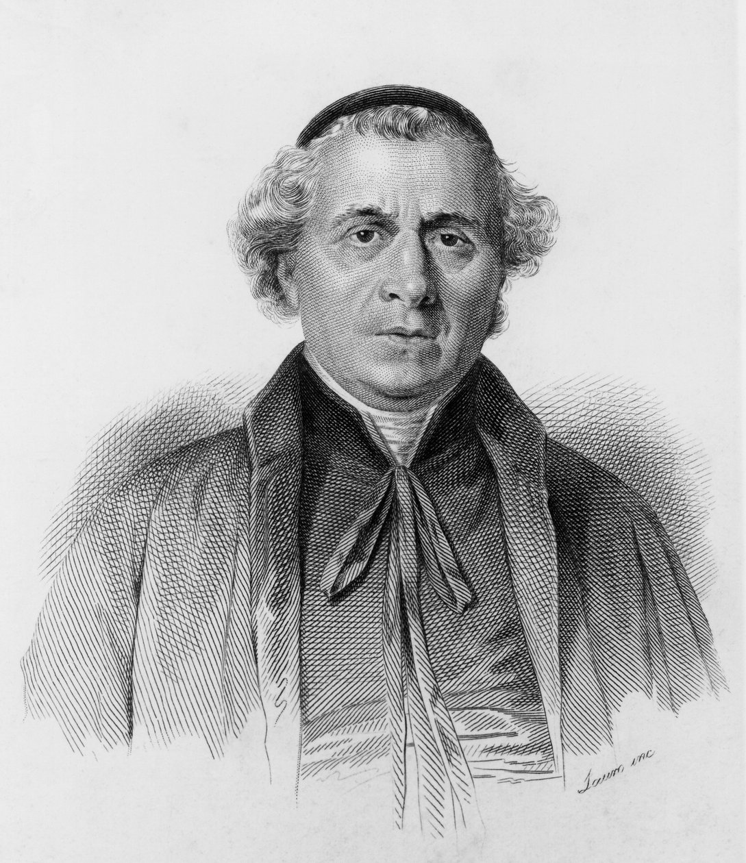 Portrett av Gioacchino Ventura di Raulica (1792-1861), italiensk jesuitt, orator, patriot, filosof og forfatter, gravering av J.B. and Brown J. Rowbotham