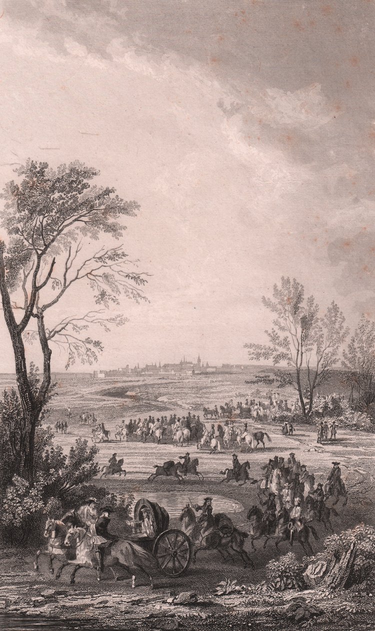 Inntak av byen Conde av Louis XIV, 26. april av J.B. and Brown J. Rowbotham