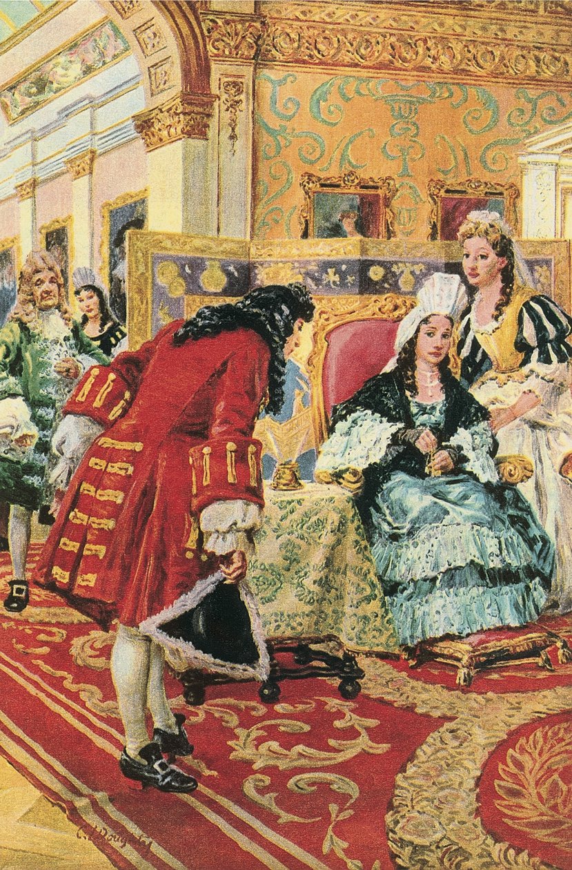 Hertugen av Marlborough gir tilbake de gylne nøklene til de kongelige gemakkene til dronning Anne av C.L. Doughty