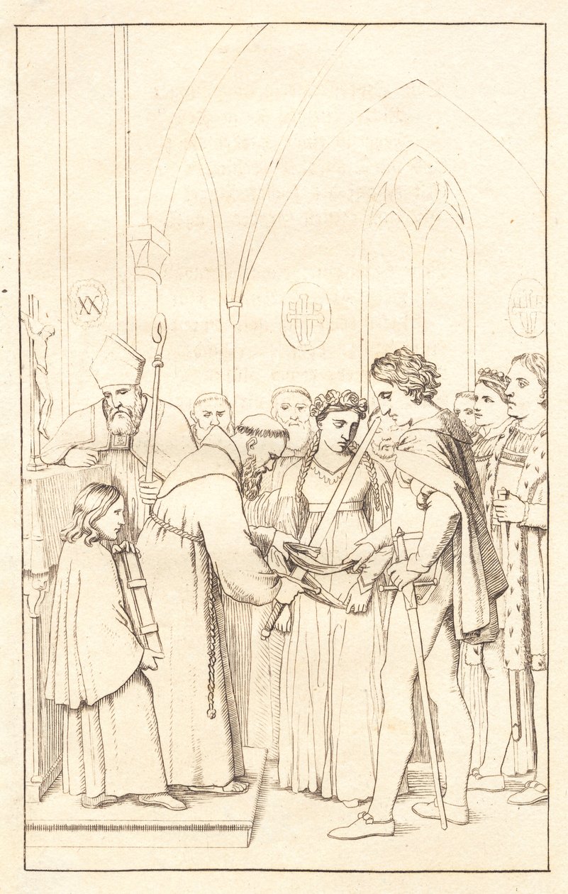 Axel og Valborg. 3. akt av Christoffer Wilhelm Eckersberg