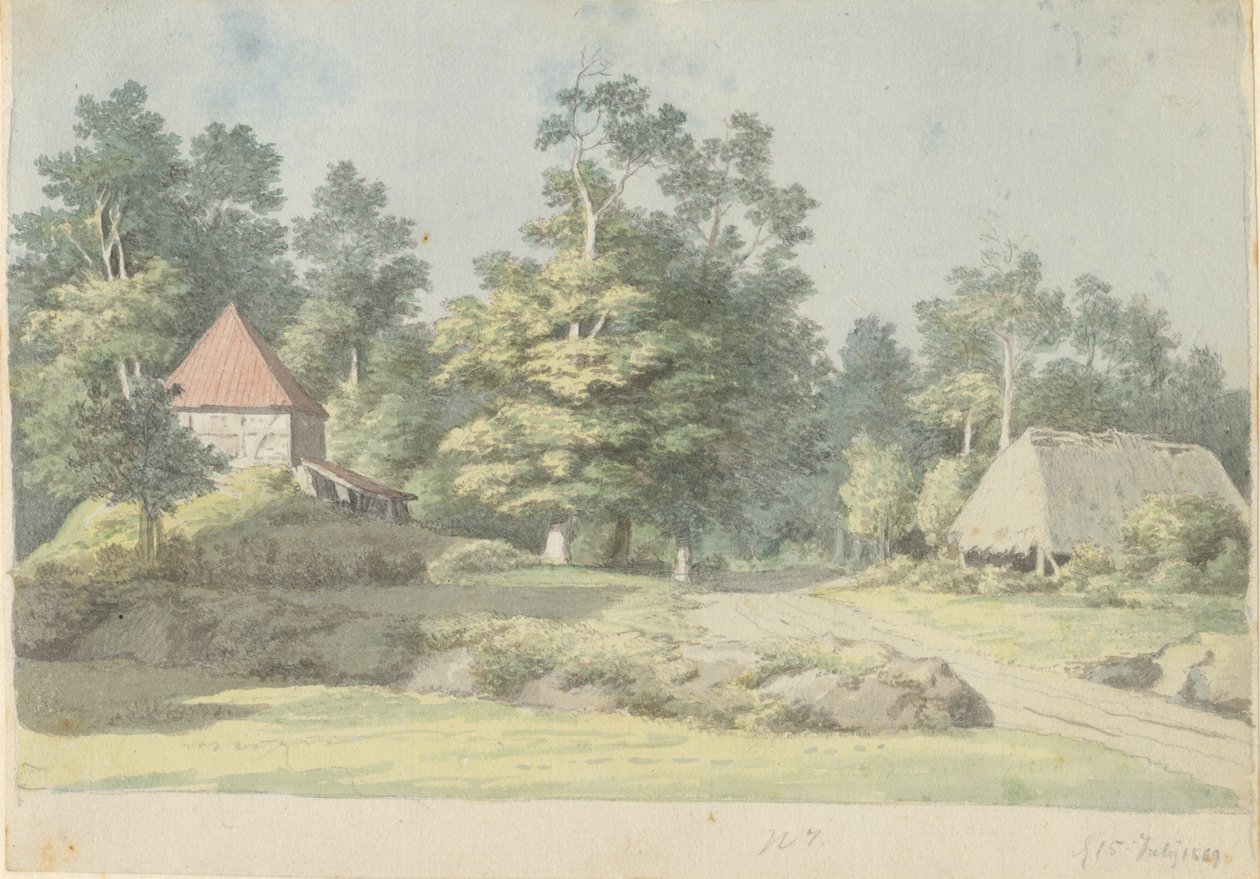 Et teglverk på Møn av Christoffer Wilhelm Eckersberg