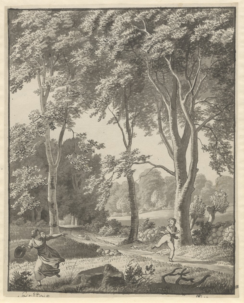 Fra Skogen ved Svendstrup av Christoffer Wilhelm Eckersberg