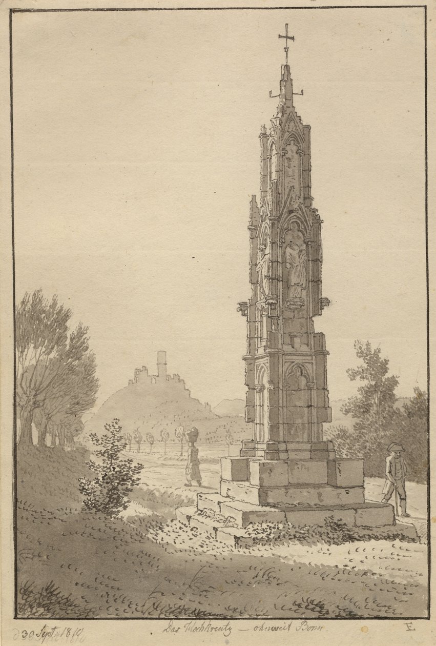 Hochkreuz nær Bonn av Christoffer Wilhelm Eckersberg