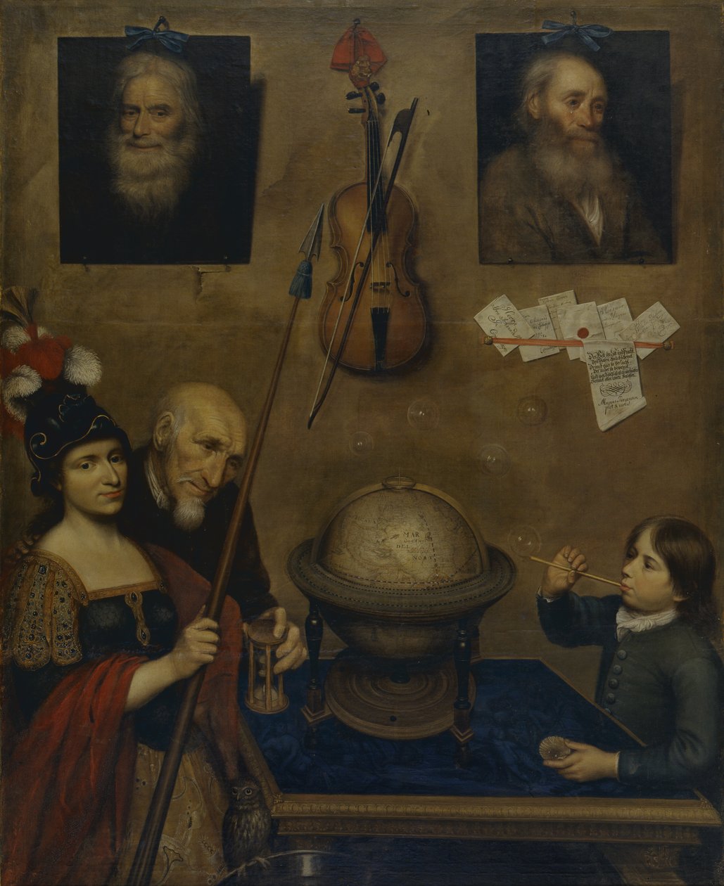 Motiv fra Ludvig Holbergs "Jeppe på Bjerget", akt III, scene 3 av Christoffer Wilhelm Eckersberg