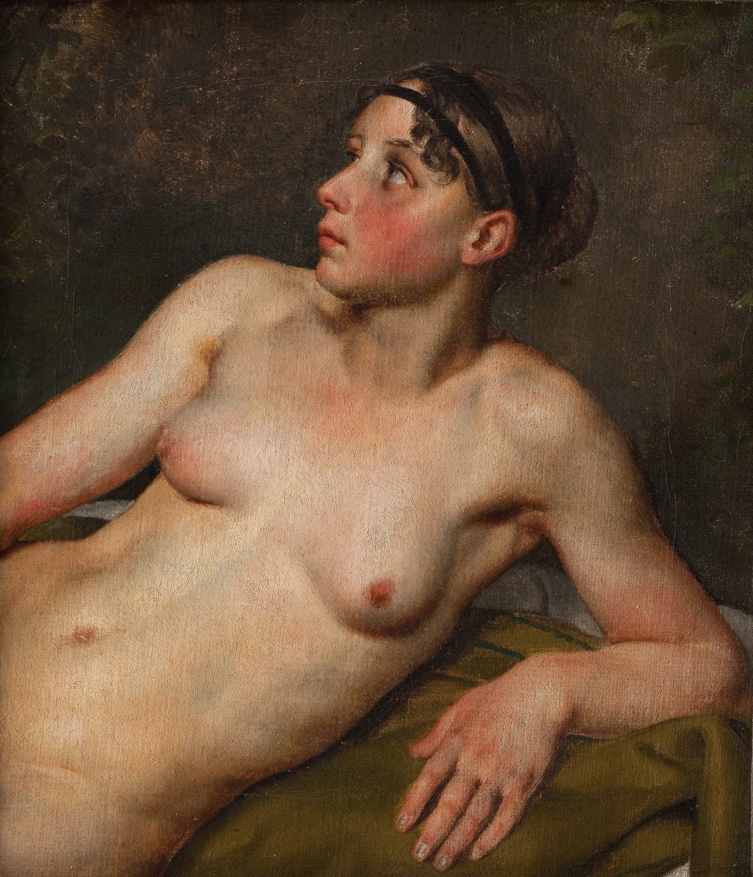 Liggende naken kvinne av Christoffer Wilhelm Eckersberg