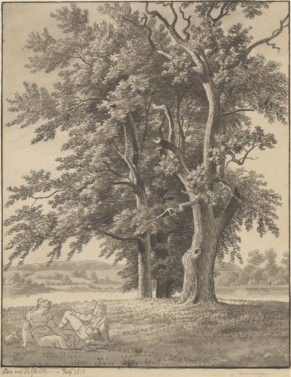 Øya ved Valsølille av Christoffer Wilhelm Eckersberg
