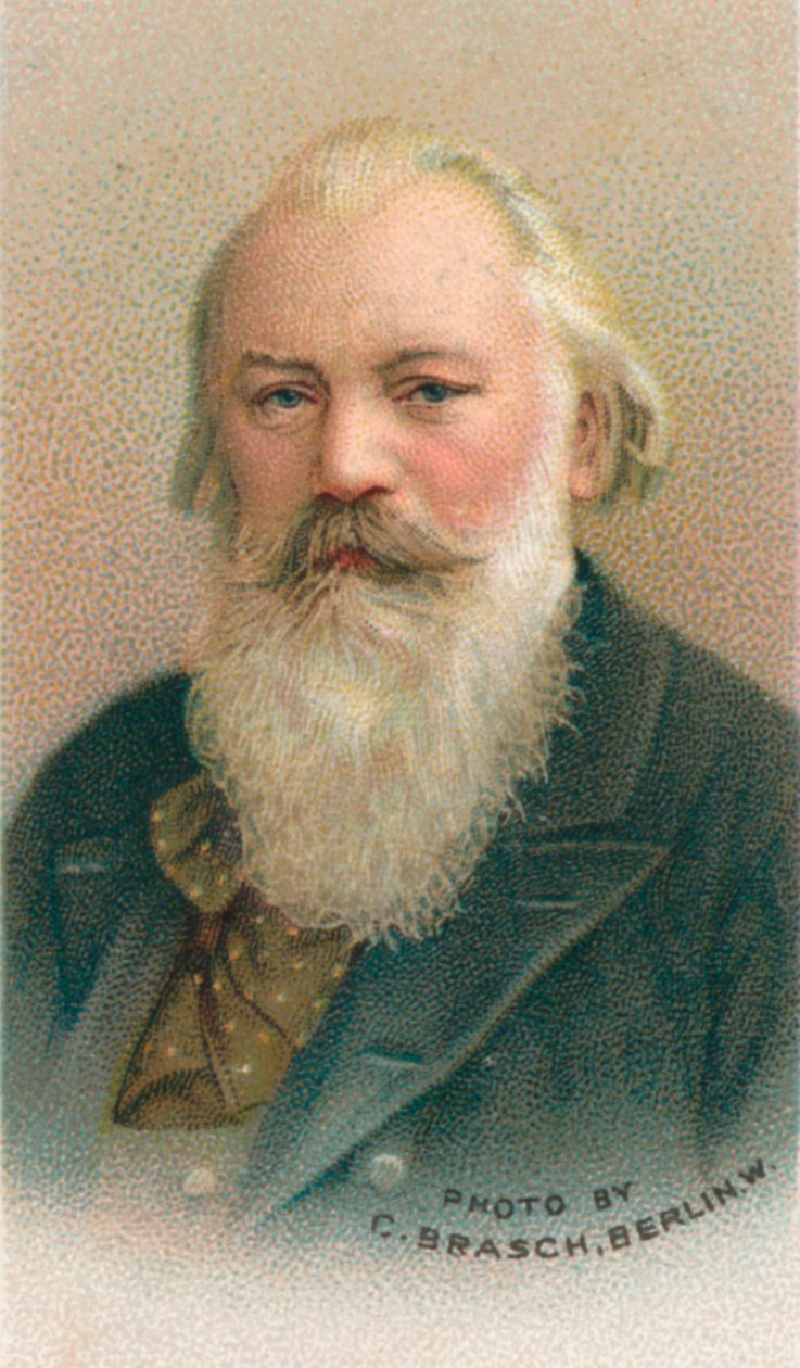 Johannes Brahms 1833-1897 var en tysk komponist og pianist, 1911 av C Brasch