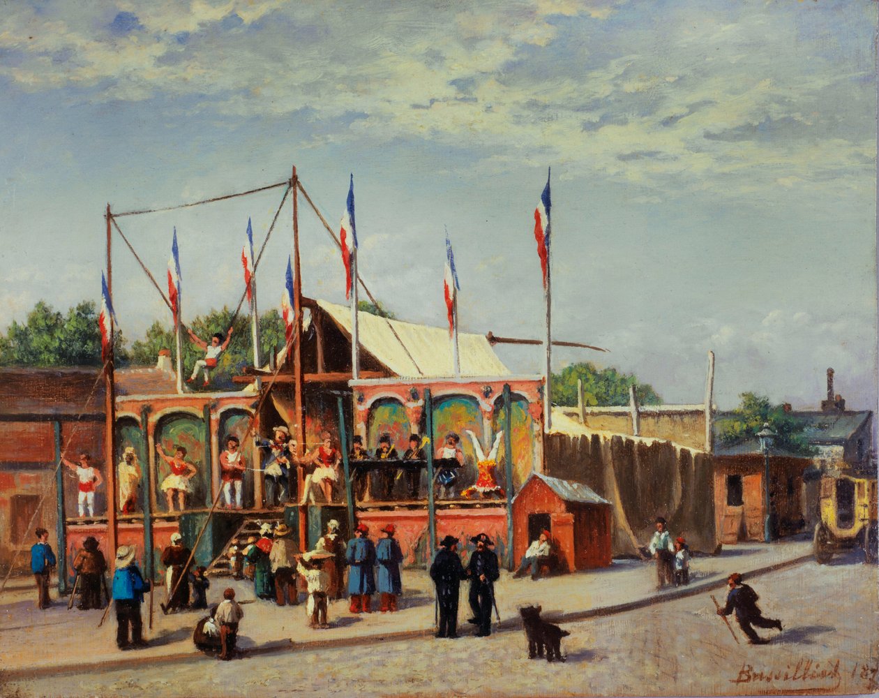 Markisen til bryteren Dubois, boulevard de la Villette av C. Bussilliet