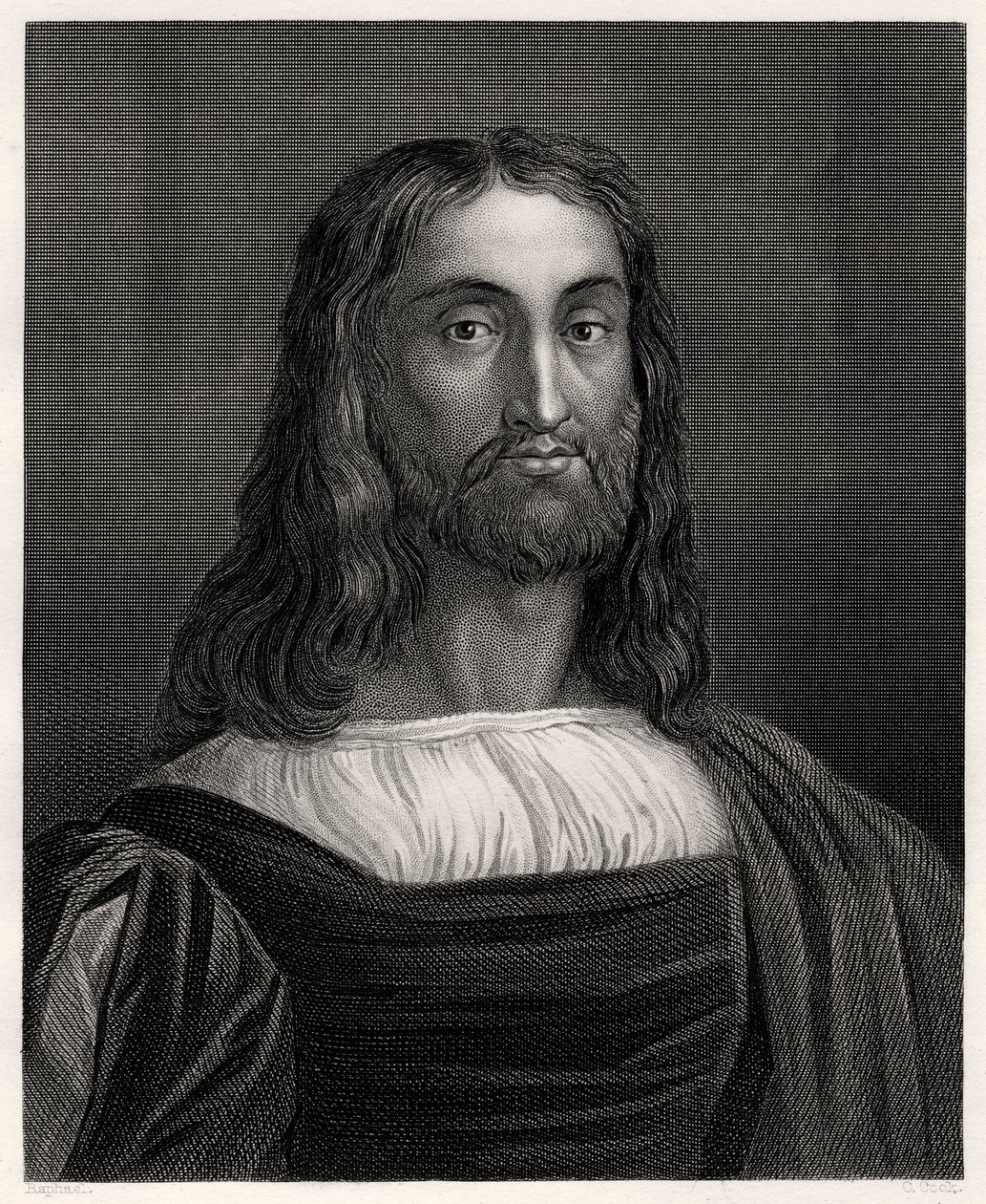 Marcantonio Raimondi, italiensk gravør, 1800-tallet av C. Cook