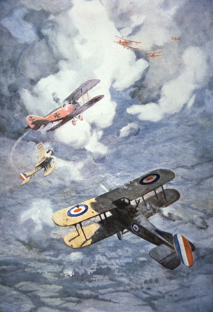 Britiske kontra tyske fly av C. Dudley Tennant