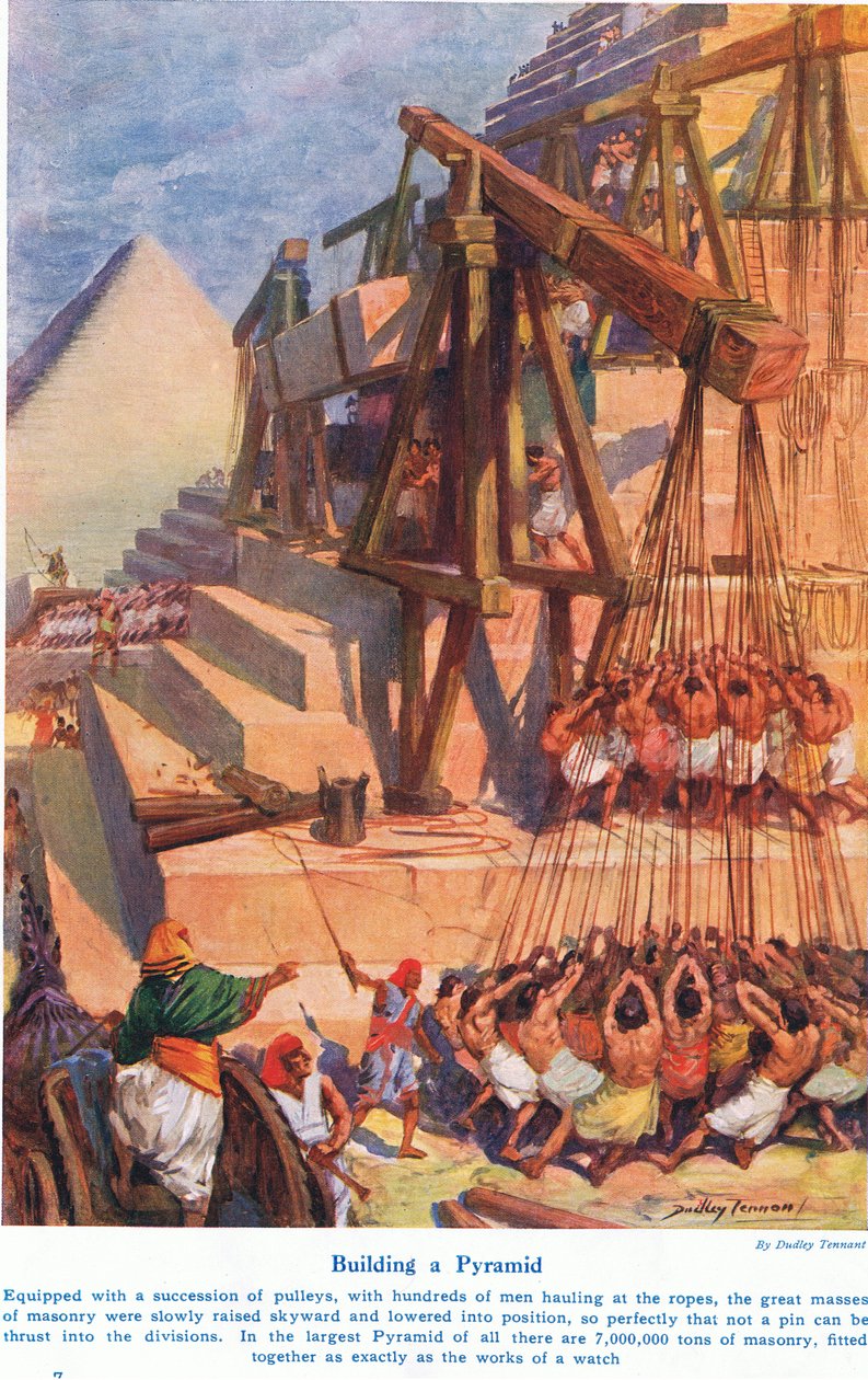 Building a Pyramid, illustrasjon fra 
