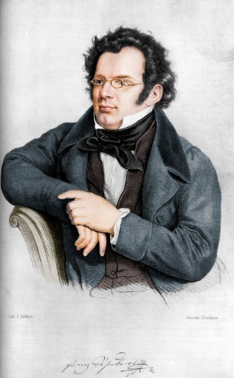 Franz Peter Schubert 1797-1828, østerriksk komponist av C Helfert