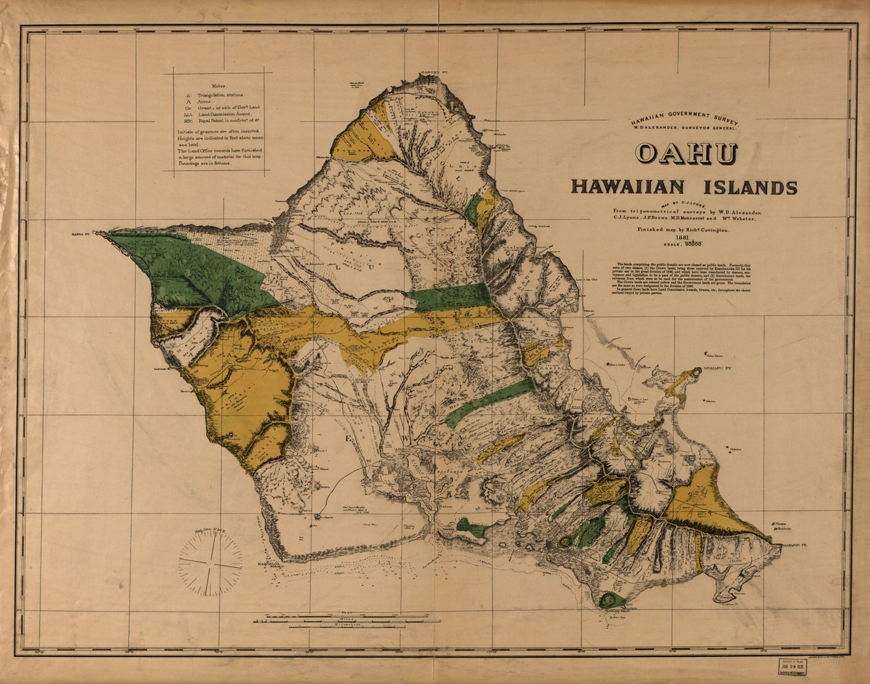 Oahu, Hawaii-øyene av C. J.; Covington Lyons