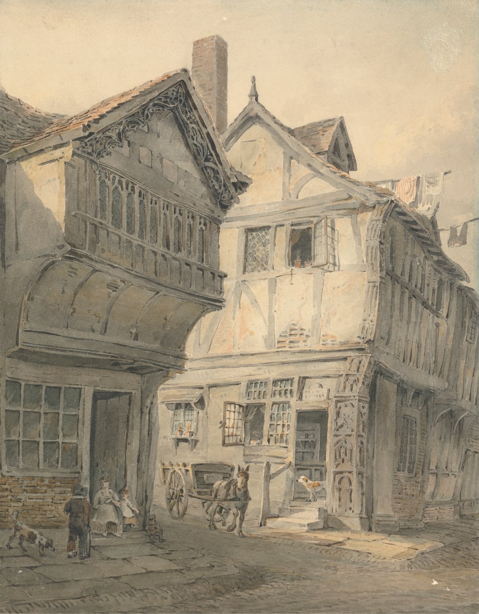 Gamle hus på St. Albans av C. John M. Whichelo