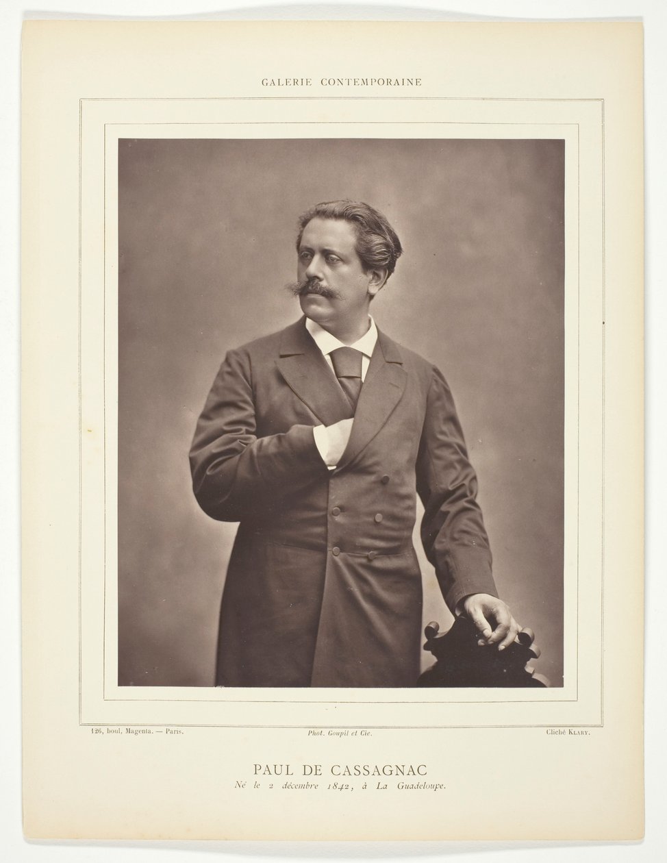 Paul de Cassagnac (fransk forfatter og politisk journalist, 1842-1904) av C. Klary