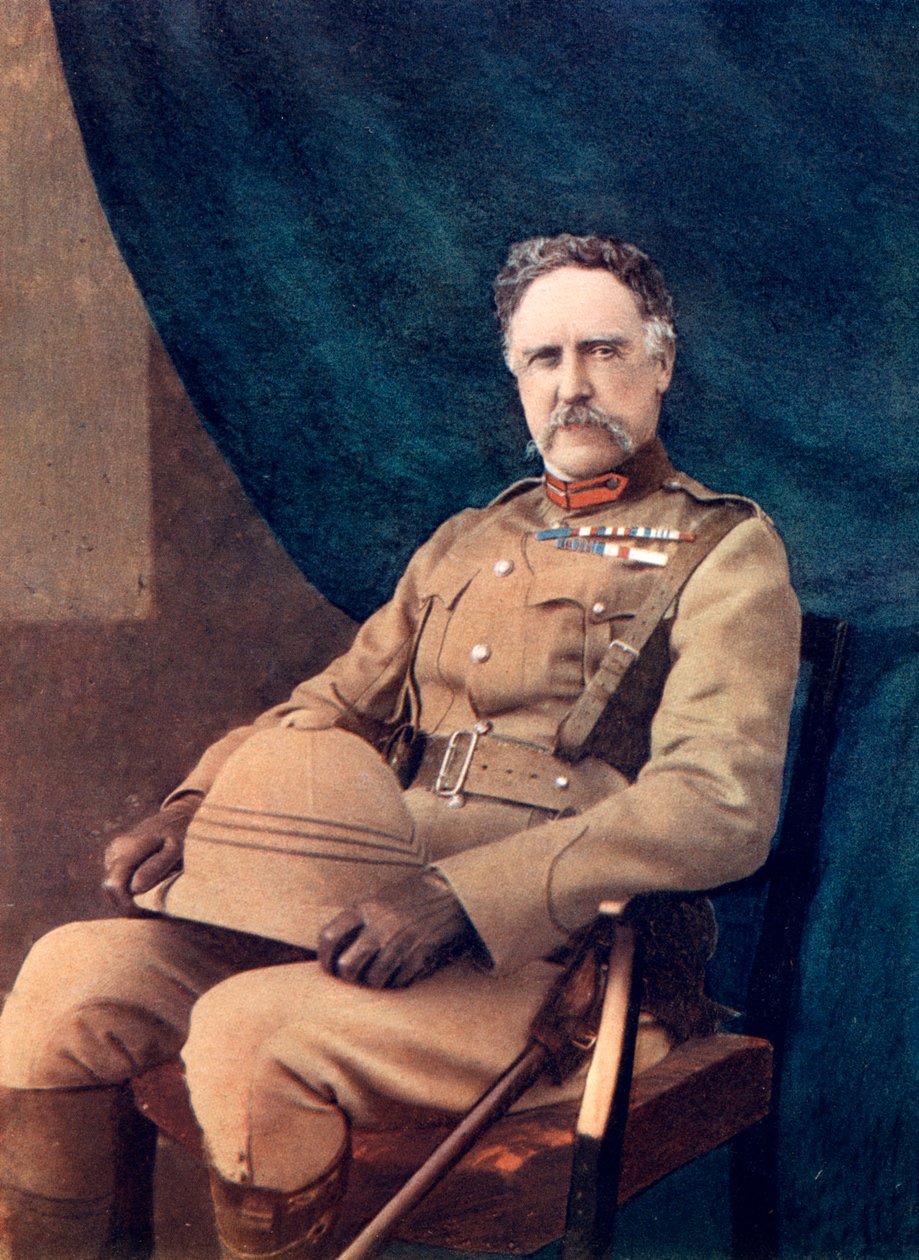 Generalløytnant NG Lyttelton, kommanderende 4. brigade i Sør-Afrika, 1902. av C Knight