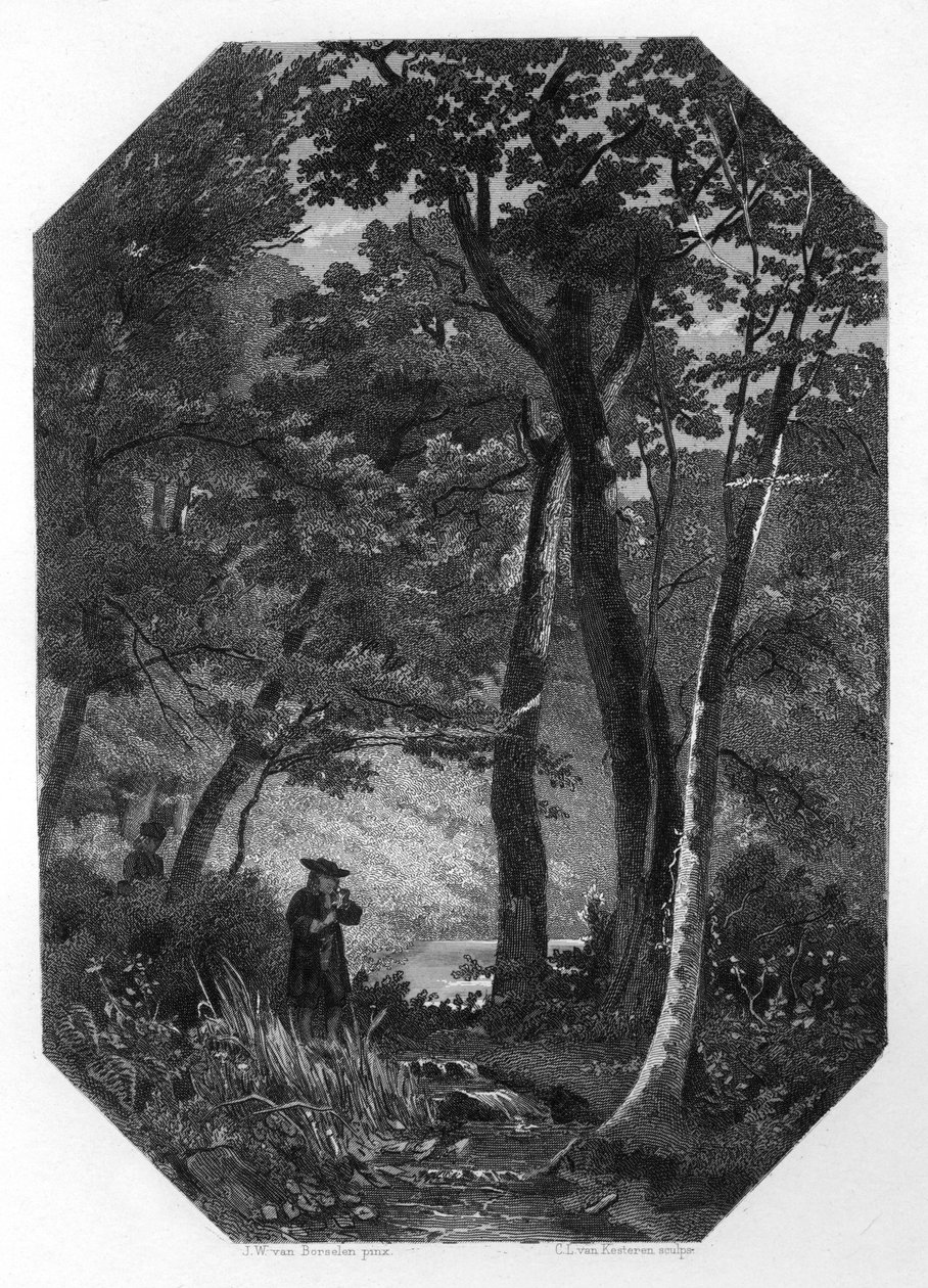 Herman Boerhaave , nederlandsk botaniker, humanist og lege fra 1600- og 1700-tallet, ca 1870. av Domenico del Barbiere