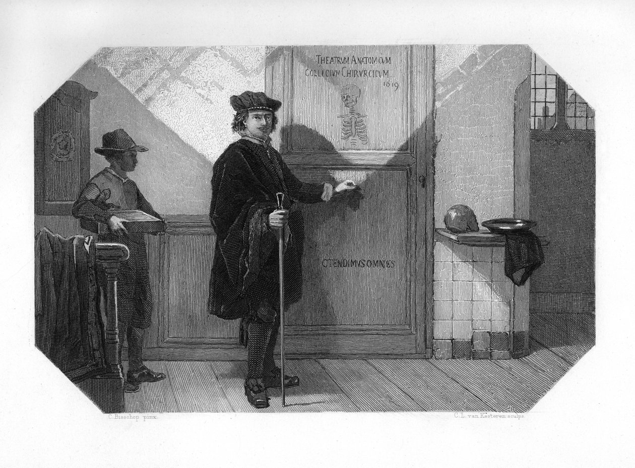 Rembrandt Harmenszoon van Rijn , nederlandsk maler fra 1600-tallet, c1870. av Domenico del Barbiere