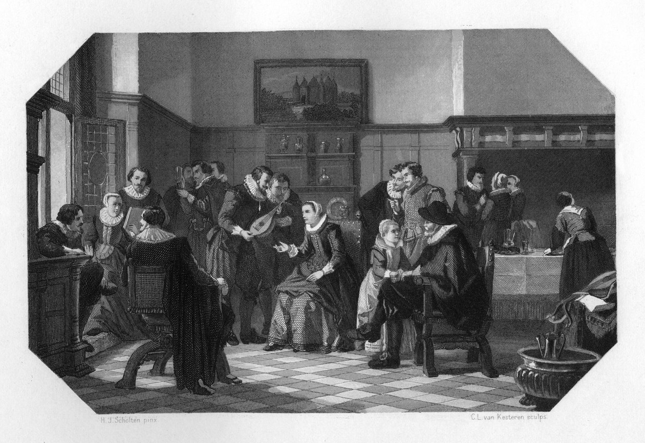 Muiden Circle, Nederland, 1600-tallet c1870. av Domenico del Barbiere