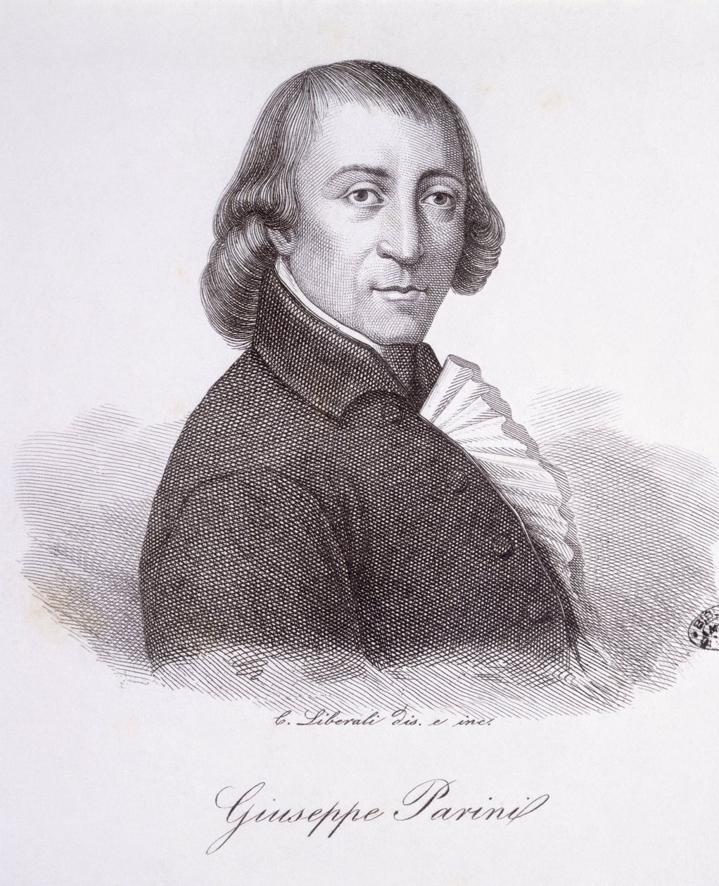 Giuseppe Parini (gravering) av C. Liberali