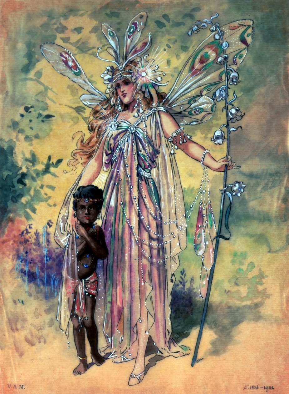 Titania, kostymedesign for A Midsummer Night