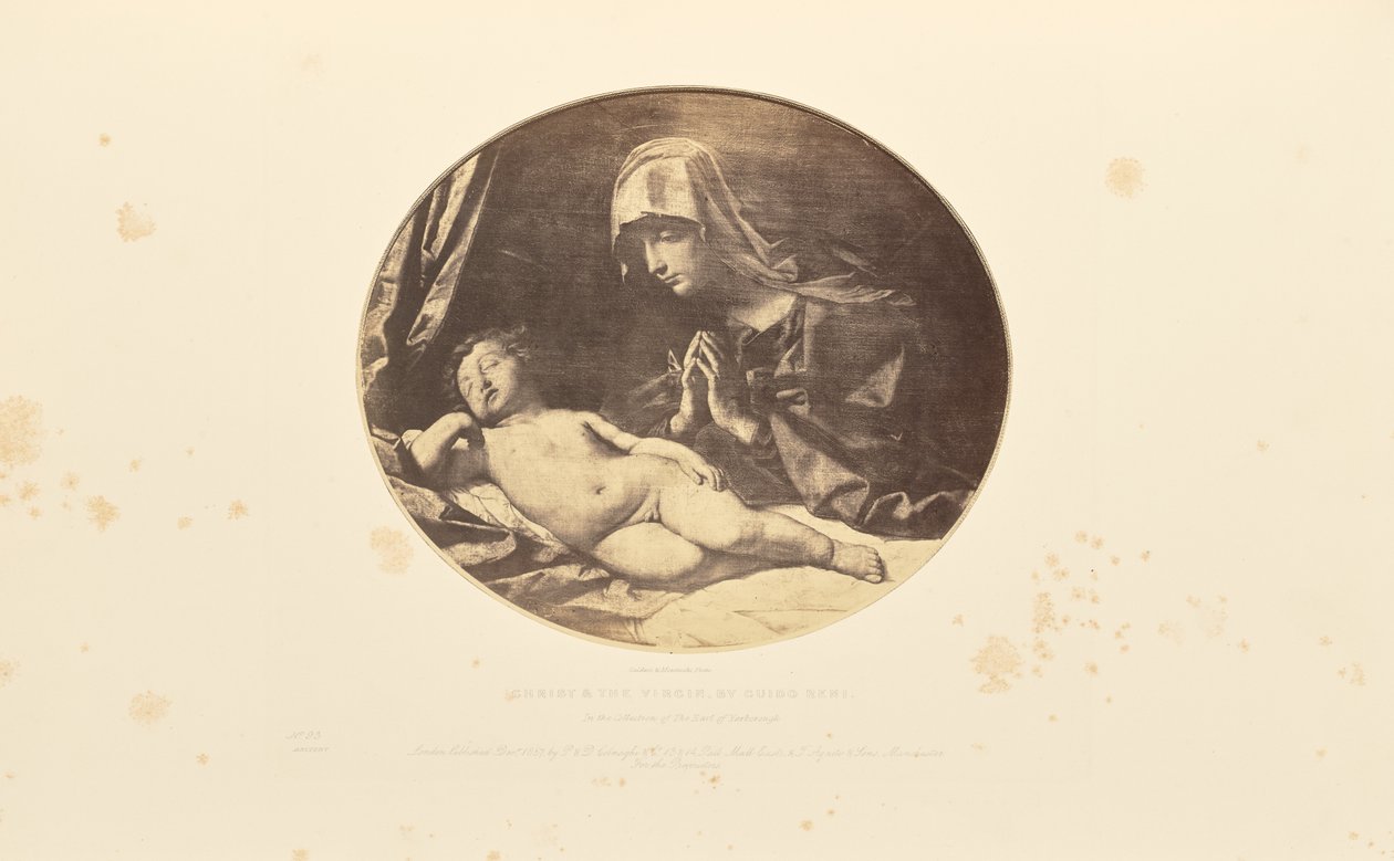 Kristus og Jomfru Maria, av Guido Reni av Caldesi and Montecchi