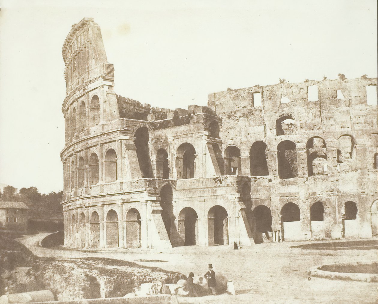 Colosseum, Roma, 2. visning, mai 1846. av Calvert Jones