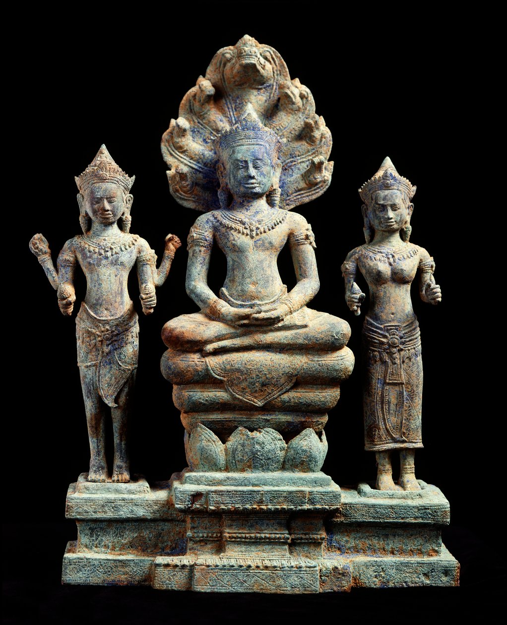 Bhudda og Avalokiteshvaras av Cambodian School