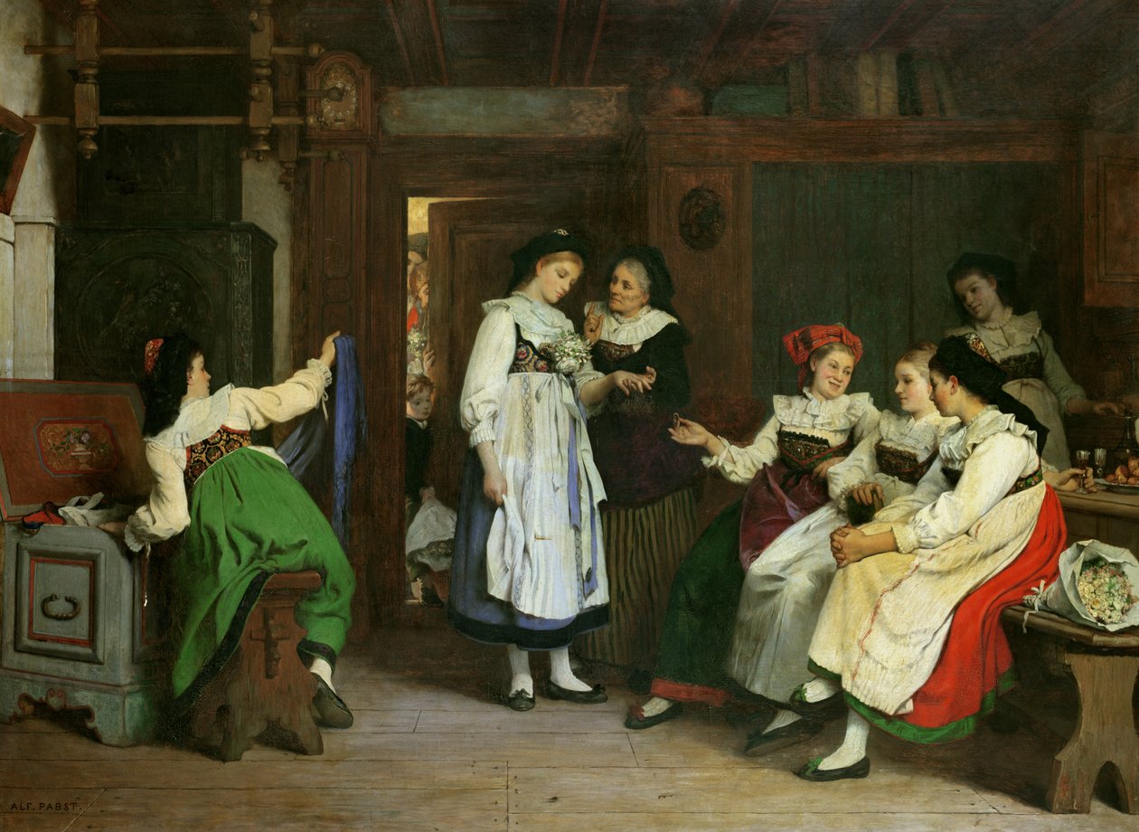 Et bryllup i Nedre Alsace av Camille Alfred Pabst