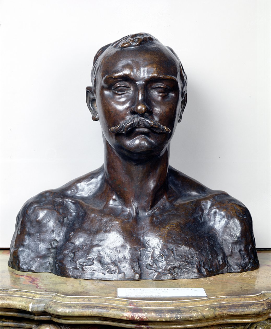 Paul Claudel (1868-1955) i en alder av trettisyv, 1905 (bronse) av Camille Claudel