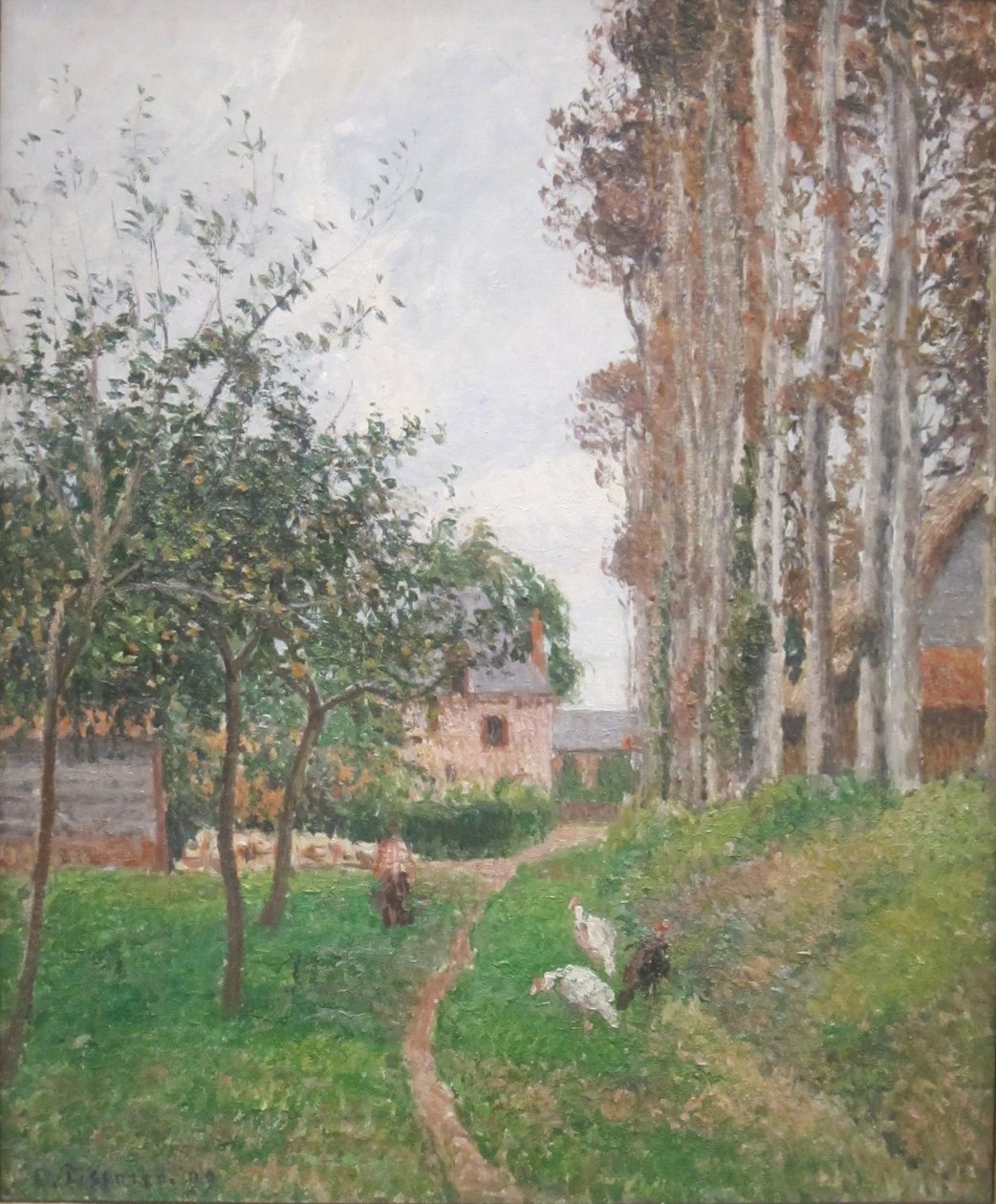 Gray Day, Varengeville, Auberge du Manoir av Camille Jacob Pissarro
