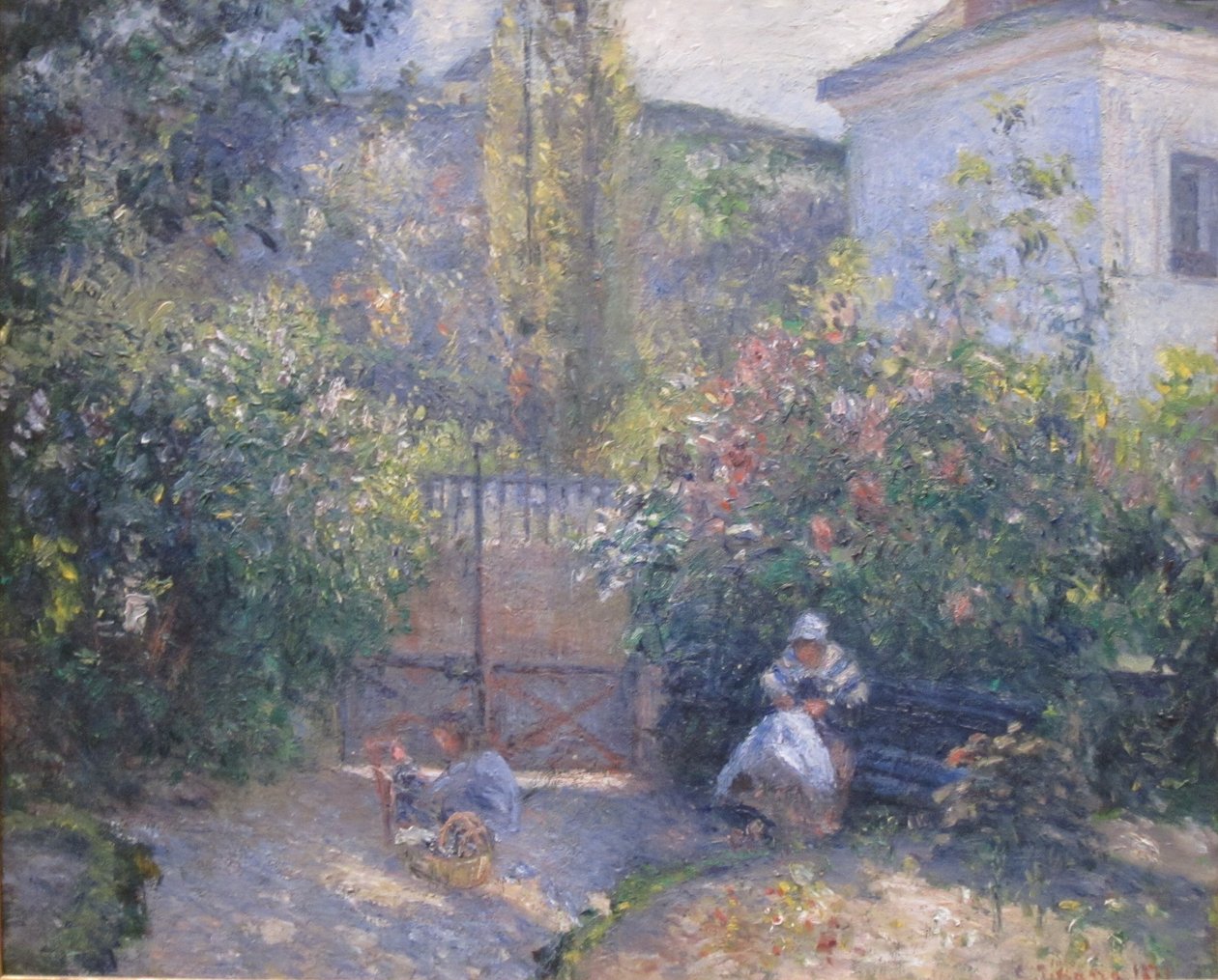 Hermitage Garden, Maison Rouge av Camille Jacob Pissarro
