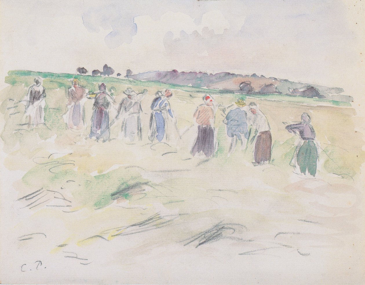 Heumahd av Camille Jacob Pissarro