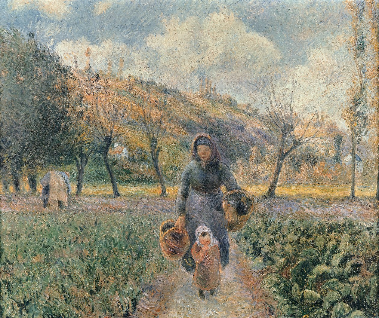 I hagen av Camille Jacob Pissarro