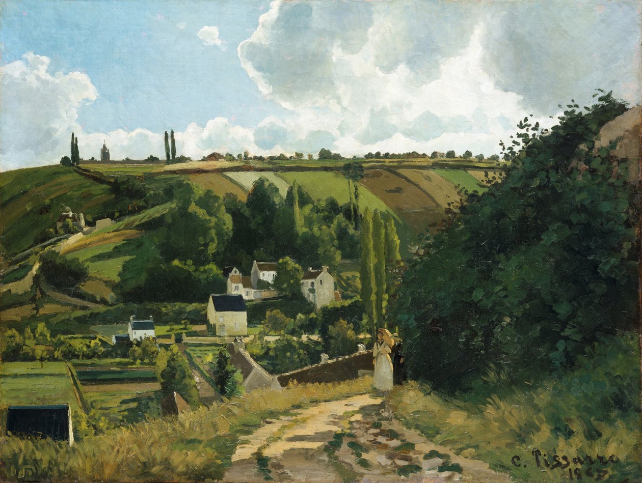 Jalais Hill av Camille Jacob Pissarro