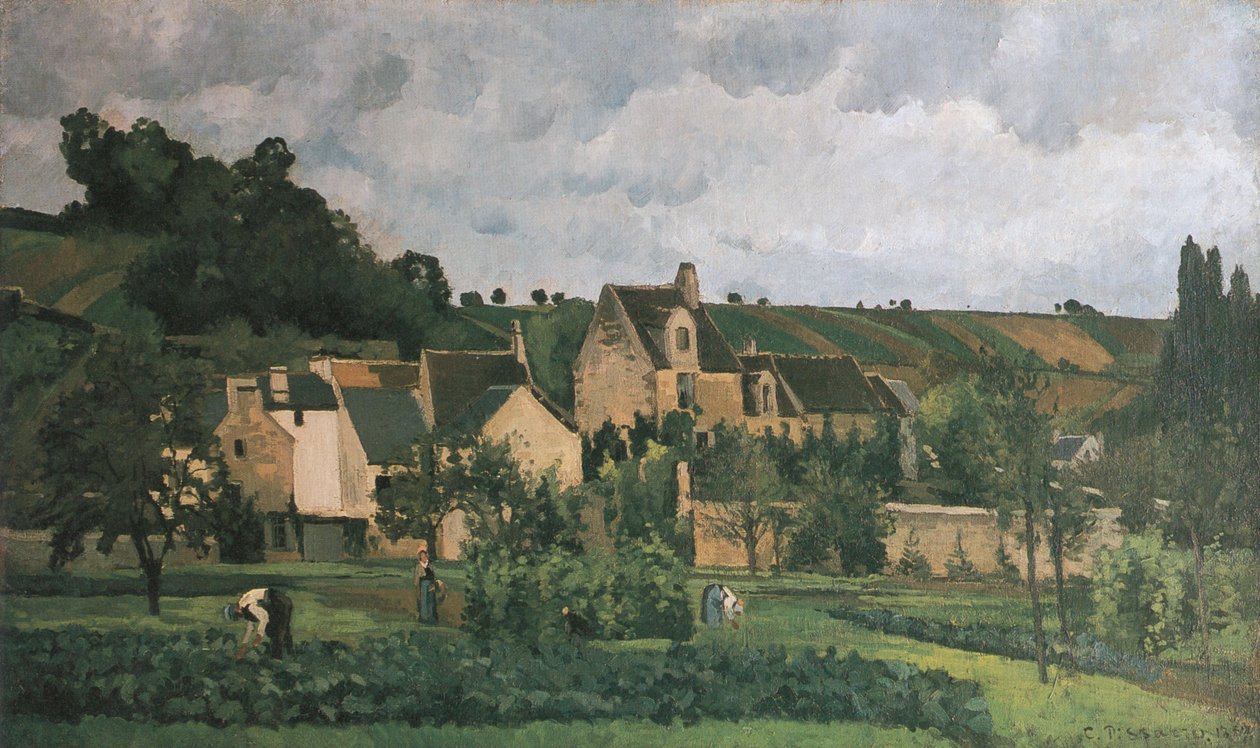 Eremitasjen i Pontoise av Camille Jacob Pissarro