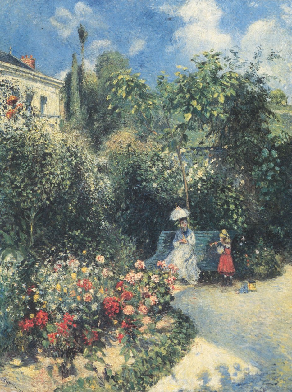 Hagen på Pontoise av Camille Jacob Pissarro