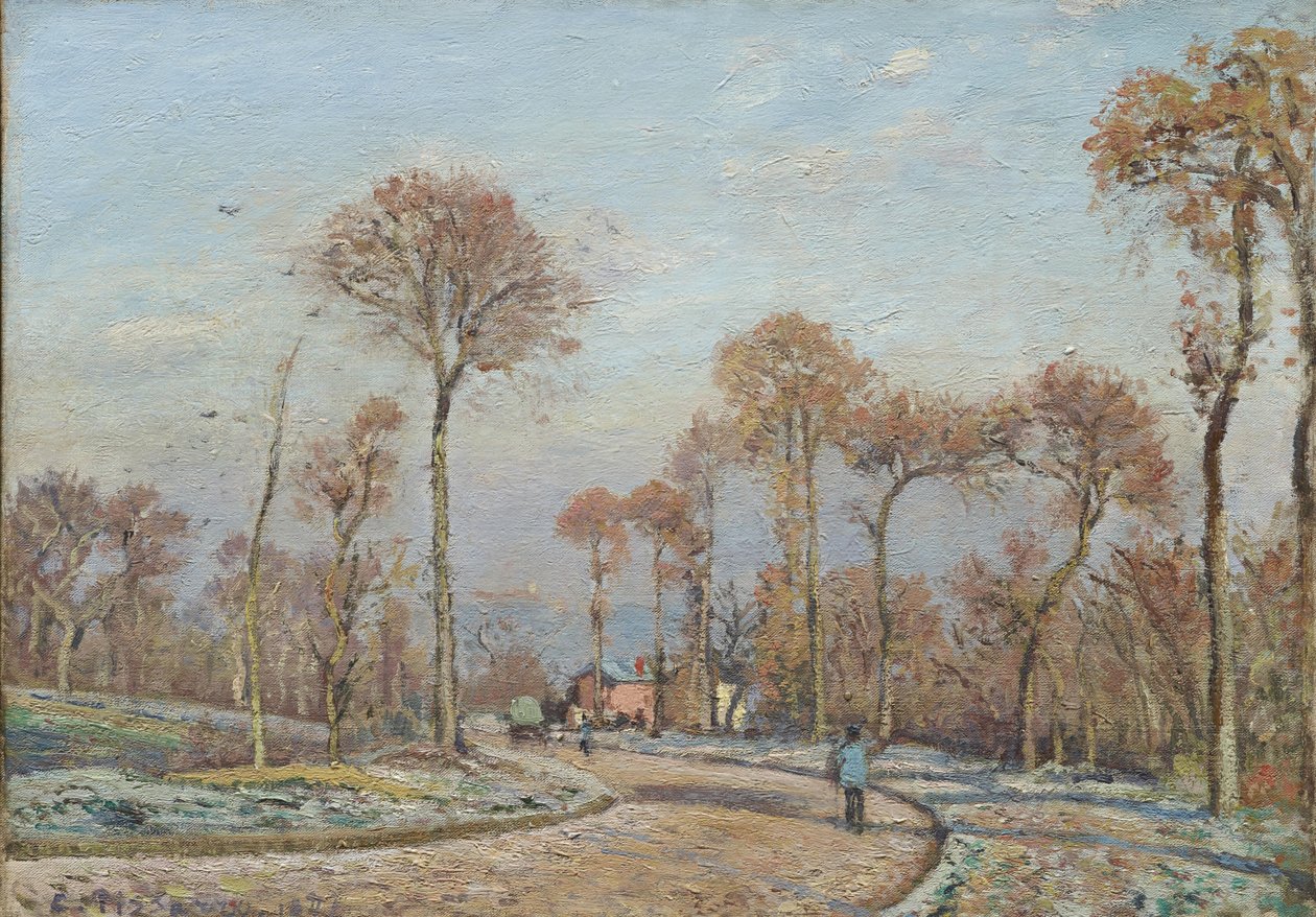 Veien til Versailles av Camille Jacob Pissarro