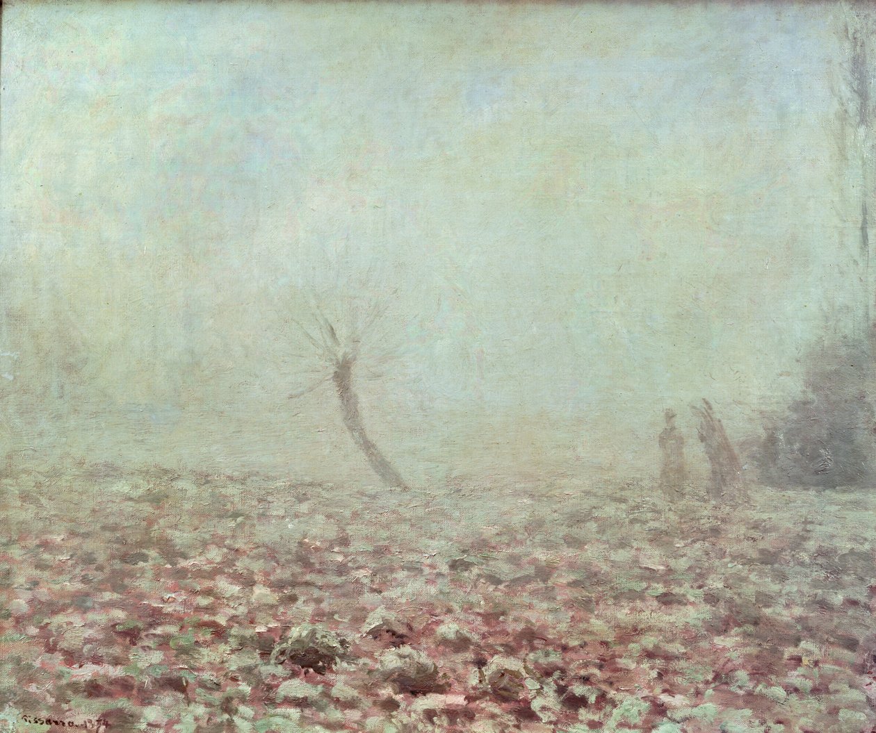 Landskap, 1874 av Camille Jacob Pissarro