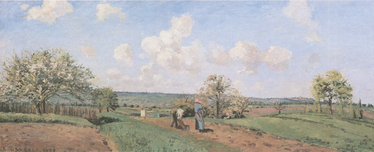 Vår av Camille Jacob Pissarro